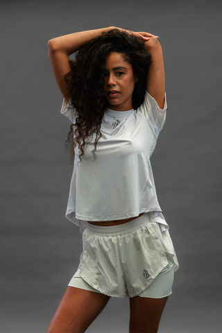 Camiseta Dryplay Clásica Mujer Blanco