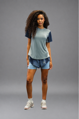 Conjunto Clásico Mujer Azul