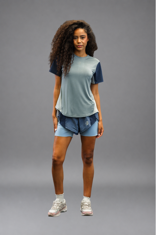 Conjunto Clásico Mujer Azul
