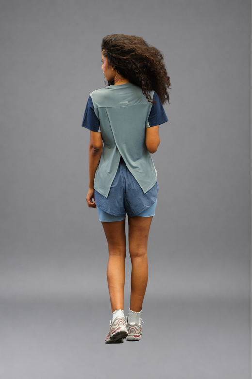 Conjunto Clásico Mujer Azul