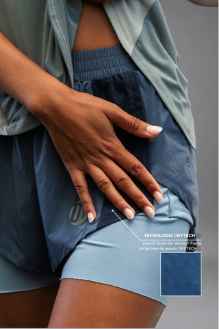 Pantalón Dryquick Clásico Mujer Azul