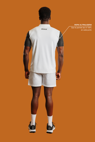 Polo white Drygame