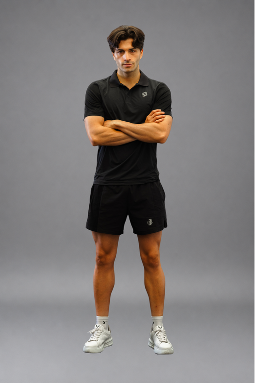 Conjunto Polo Clásico Negro
