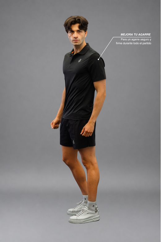 Conjunto Polo Clásico Negro