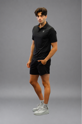 Conjunto Polo Clásico Negro