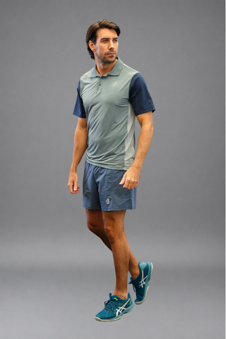 Polo Drygame Clásico Azul