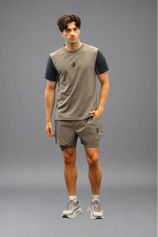 Camiseta Dryplay Advance Coffee