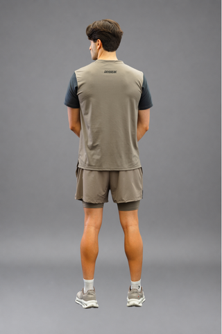 Camiseta Dryplay Advance Coffee