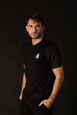 Camiseta Dryplay Clásica Negra