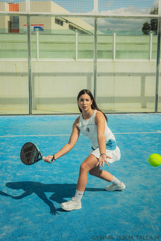 Camiseta Drypadel Blanca y Azul